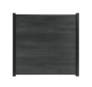 Composiet schutting zwart