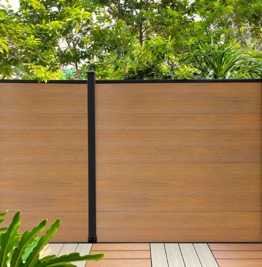 Composiet schutting Teak - Afbeelding 3