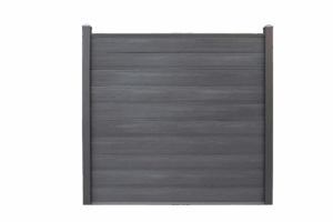 Composiet schutting zwart