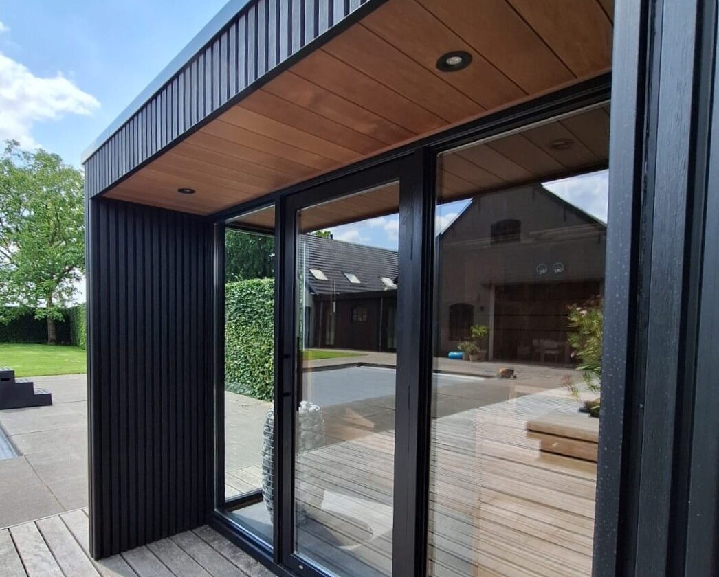 Composiet gevelbekleding Rhombus zwart