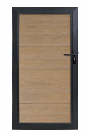 Composiet Tuindeur Teak