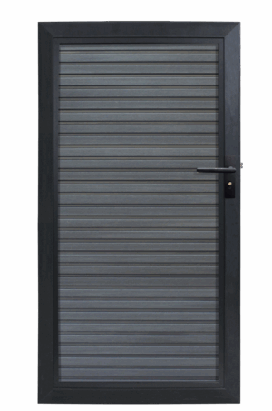 Composiet Tuindeur Rhombus Zwart