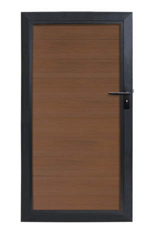 Composiet Tuindeur Walnoot