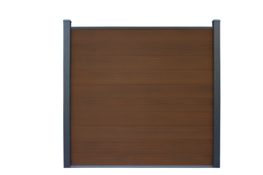 Composiet schutting Walnoot - Afbeelding 2
