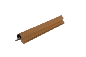 Hoekprofiel composiet gevelbekleding teak