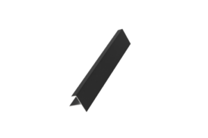 Eindprofiel Composiet gevelbekleding Zwart