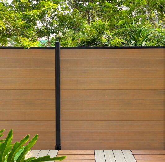 Composiet schutting Teak - Afbeelding 2