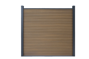 Composiet schutting Rhombus teak